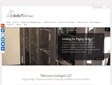 Tablet Screenshot of intelegist.com